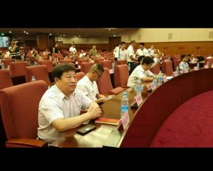 中醫藥文化工作委員會理事，中醫藥文化中心主任韓冠軍和中醫藥文化工作委員會主任李龍飛先生在北京